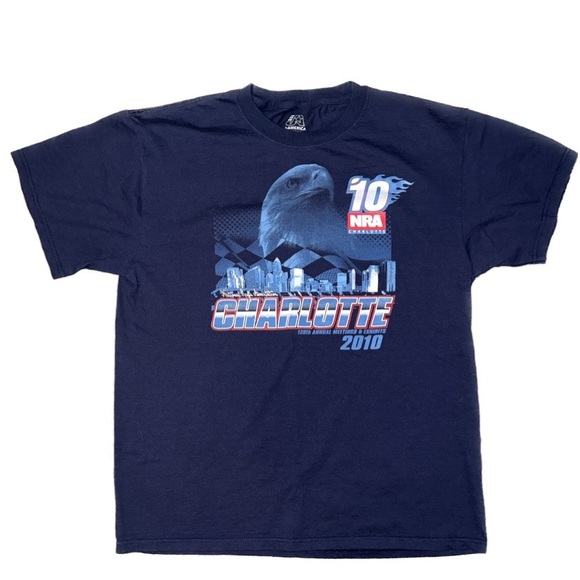 NRA 2010 Charlotte 139th Annual Meetings & Exhibits Tee Size Large - Picture 1 of 3